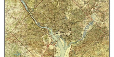 ਡੀ. ਸੀ. topographic ਨਕਸ਼ਾ